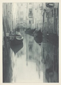 Refleksjon-Venezia av Alfred Stieglitz