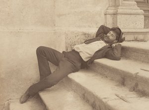 Selvportrett, Cortina av Alfred Stieglitz