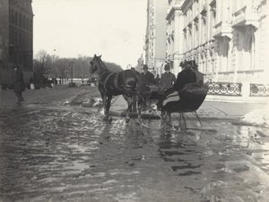 Søndag, Fifth Avenue og 57th Street, New York av Alfred Stieglitz