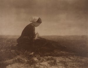 The Net Mender, 1894. av Alfred Stieglitz