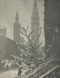Two Towers, New York av Alfred Stieglitz