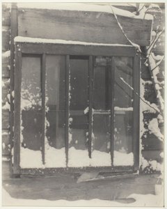 Vindu: Tre, Glass, Snø av Alfred Stieglitz