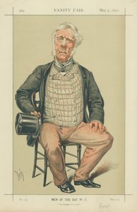 Admiral Rous, As straight as a reed, 7. mai 1870, Vanity Fair tegneserie