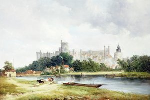 Windsor Castle fra Brocas Meadows