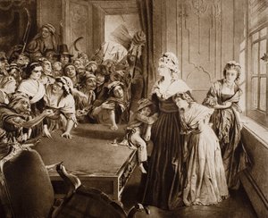 The Tuileries, 20. juni 1792, illustrasjon fra 