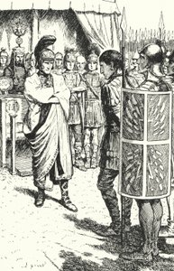 Den romerske keiseren Theodosius den store dømte Magnus Maximus til døden for hans del i drapet på Gratian, 388
