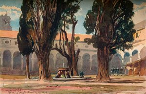 Santa Maria Degli Angeli, Roma, c1870 av Alfred Waterhouse