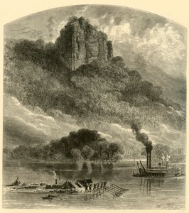 'Chimney Rock, nær Fountain City', 1874.