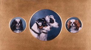 Fox Terrier og King Charles Spaniels av Alfred Wheeler