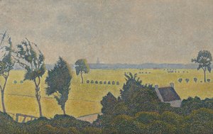 Landskap i Seneffe, ca. 1890 (olje på lerret) av Alfred William (1854-1930) Finch