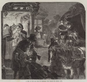 Et besøk til de gamle julaften av Alfred William Hunt
