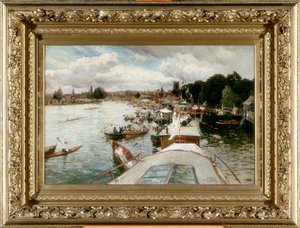 Henley Regatta, 1881 av Alfred de Breanski