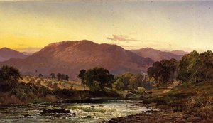 Nær Llangollen Pass, Nord-Wales av Alfred de Breanski