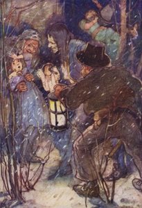 Beslaglagt av en av de svarte Ruffians (farge litho)