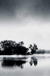 Boissy Morning, 2017 (håndmalt fotografi)