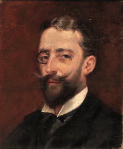 Mann med monokel, ca. 1887-1889.