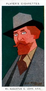 Augustus John , britisk maler, 1926. av Alick P. F. Ritchie
