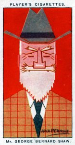 George Bernard Shaw , irsk dramatiker, 1926. av Alick P. F. Ritchie