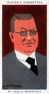 John Wheatley , skotsk politiker, 1926. av Alick P. F. Ritchie