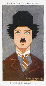 1926 Spillerens sigarettkort som viser: Charlie Chaplin