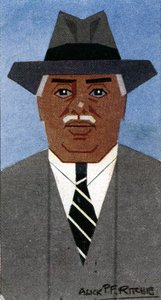 H.H. The Aga Khan III av Alick Penrose Forbes Ritchie