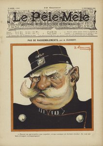 Ingen samlinger. Illustrasjon for Le Pele-Mele, 1902