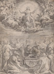Jomfruens himmelfart, 1574-99. av Aliprando Caprioli