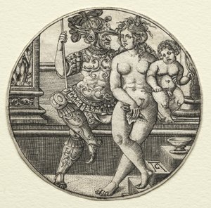 Mars, Venus og Amor, 1520-årene.