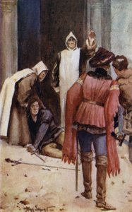 Sanctuary (farge litho) av Allan (after) Stewart