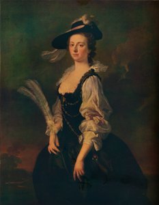 Portrett av Jane Hale, fru Madan, 1746 av Allan Ramsay