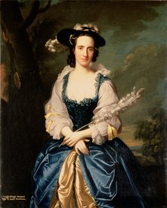 Portrett av Lady Mary Stewart, kone til Kenneth Mackenzie, Lord Fortrose, 1749