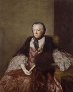 Portrett av fru Mary Martin, 1761 av Allan Ramsay