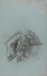 Studie for et portrett av en sittende herre av Allan Ramsay