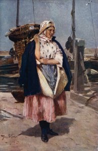 A Newhaven Fishwife (farge litho)
