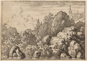 Church on a Hill, sannsynligvis ca. 16451656.