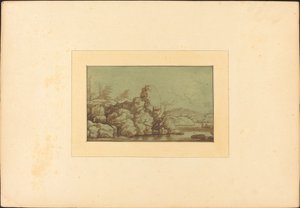 Landskap, utgitt 1780. av Allart van Everdingen