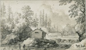 Nordisk landskap av Allart van Everdingen