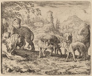 Reynard Condemned, sannsynligvis ca. 16451656. av Allart van Everdingen