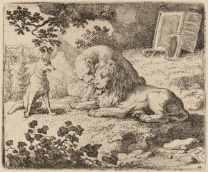 Reynard beskriver de manglende skattene av Allart van Everdingen