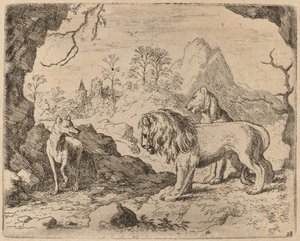 Reynard lover å avsløre den skjulte skatten, sannsynligvis ca. 16451656. av Allart van Everdingen