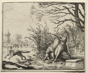Reynard the Fox: A New Accusation by the Wolf av Allart van Everdingen