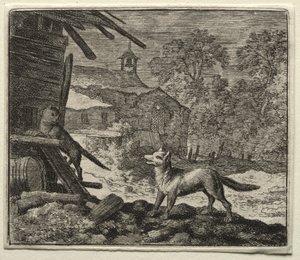 Reynard the Fox: Reynard Deceives the Cat av Allart van Everdingen