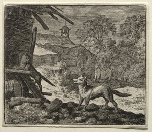 Reynard the Fox: Reynard Deceives the Cat. av Allart van Everdingen