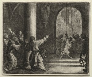 Reynard the Fox: Reynard lurer ulven. av Allart van Everdingen