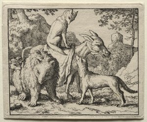 Reynard the Fox: Reynard og hans følgesvenner av Allart van Everdingen