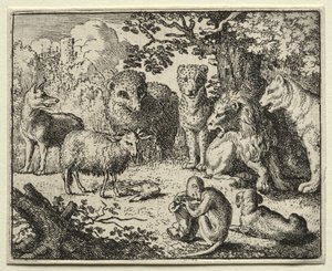 Reynard the Fox: The Arrival of the Packet av Allart van Everdingen