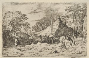 Hjulet under Haybarn, 1600-tallet. av Allart van Everdingen