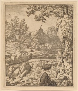 Foss, sannsynligvis ca. 16451656. av Allart van Everdingen
