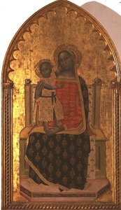 Madonna og Child Enthroned