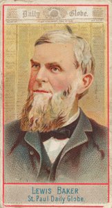 Lewis Baker, St. Paul Daily Globe, fra American Editors-serien N1 for Allen & Ginte..., 1887. av Allen